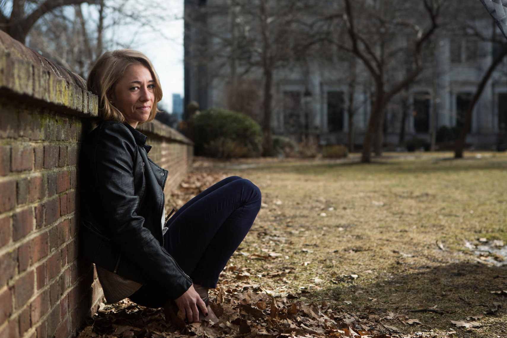 Philadelphia Photographer Environmental Portrait Blonde Girl With Attitude