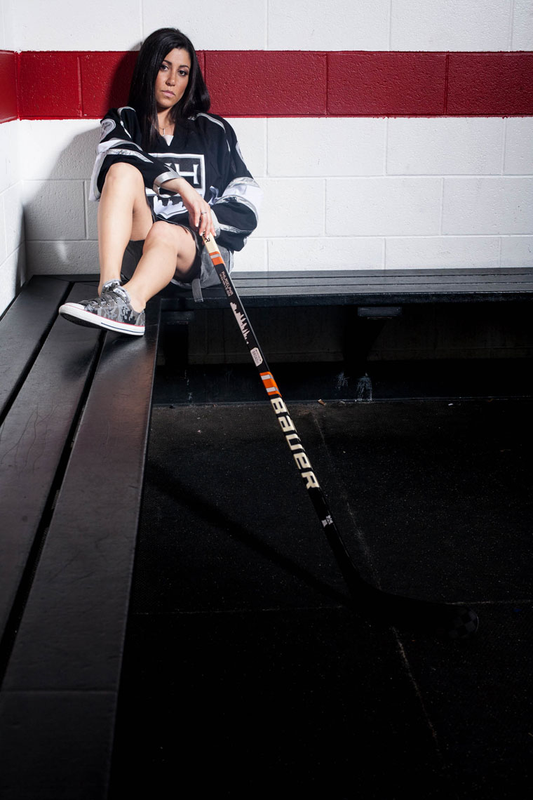 Philadelphia Photographer Environmental Portrait Ice Hockey Locker Room