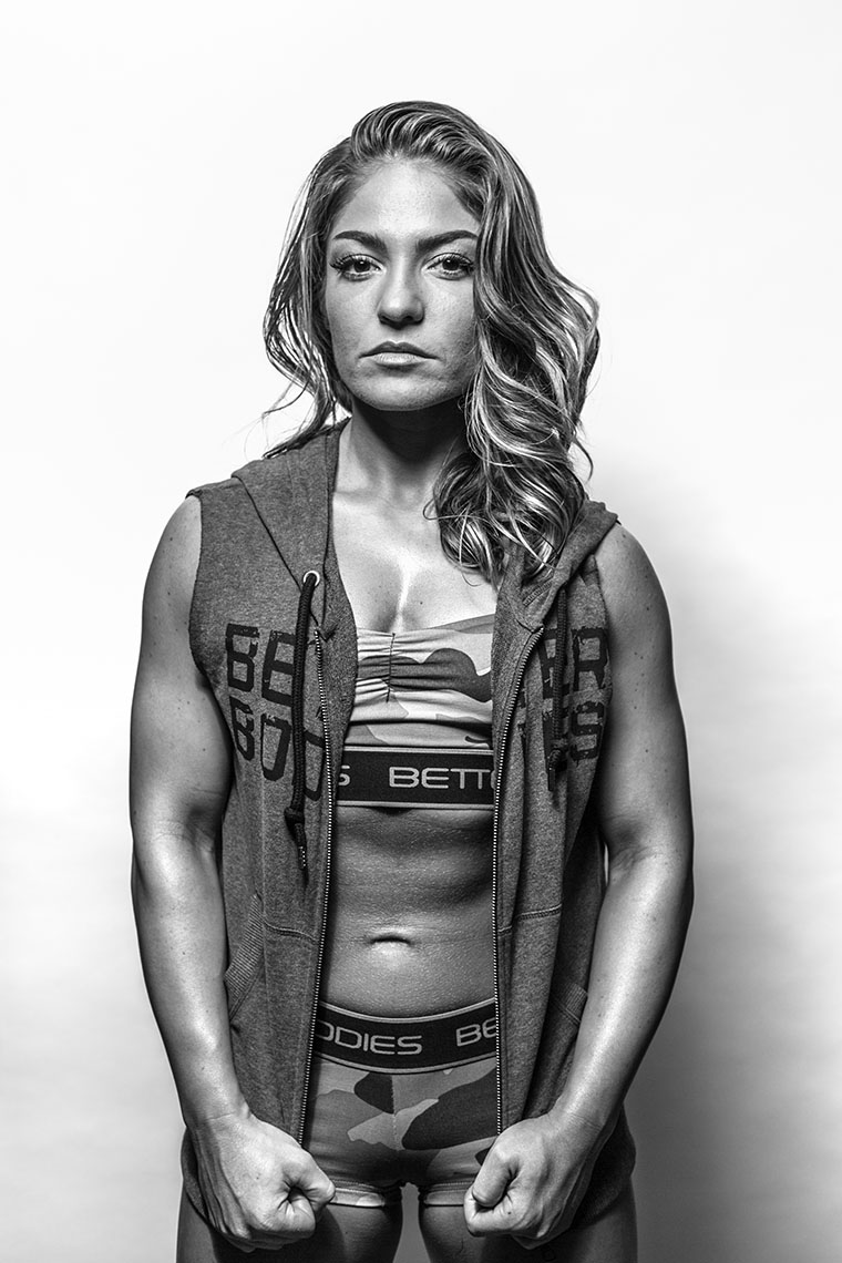 Philadelphia Photographer Gritty Fitness Model Portrait